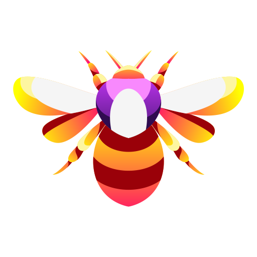 Bees Marketing Logo